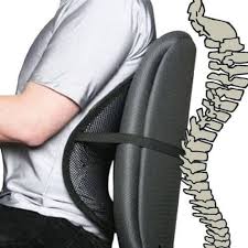 Mesh Lower Back Support Cushion With Massage Beads For Car And Office Back Braces Supports Back Massagers Massage Therapy Equipment Orthopedic Braces S Office Chair Back Support Work