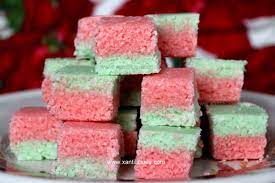 Coconut Ice Recipe Coconut Ice Recipe Fruit Cake Christmas Coconut