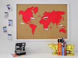 I got the corks from some one who posted an ad on freecycle.org and the plywood at a here is a quick guide on how to make your own cork board from discarded materials. Diy Wall Art Make A Custom Corkboard World Map Hgtv