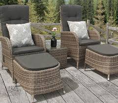 The right set of patio furniture can transform your small outdoor space into a special haven. Weatherproof Rattan Garden Furniture Uk Chairs Sofas Dining Sets