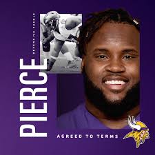 Welcome Michael Pierce! Best run stopper in the league. #SKOL