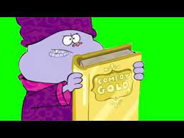 The episode where they're making the singing beans, and mung adds a huge gold clock on a chain, 'for flava'. Chowder Comedy Gold Greenscreen Youtube