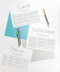 Cursive Learn Trace And Color The Fruits Of The Holy Spirit Etsy Watercolor Wall Art Free Wall Art Holy Spirit
