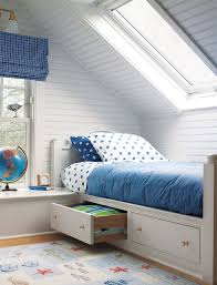 The hardwood wooden flooring and the rug is making the room look really attractive and energetic. An Attic Turned Ultimate Kids Bedroom Suite This Old House