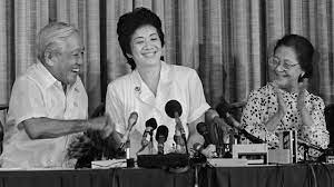 Aquino also set up a presidential commission on good government (pcgg) in an attempt to retrieve throughout her term aquino focused on restoring the country's dented economic reputation while also focusing on peace talks to. Marcos Vs Aquino And Past Snap Elections Around The World