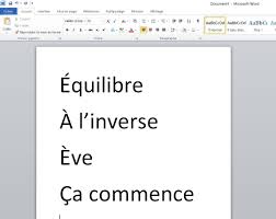 Pour ú accent en haut à droite ensuite, shift + u image découpée source ici : Comment Mettre Un Accent A Une Majuscule E Majuscule Accent Sur Word