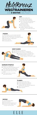 14 rundrücken übungen für zuhause (mit videos & gifs) wir zeigen dir 14 rundrücken übungen für zuhause. Hohlkreuz Wegtrainieren 6 Ubungen Mit Denen Es Klappt Elle Ubungen Training Fitness Trainieren