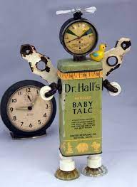 What Can You Do With Old Tins Metal Sculpture Wall Art Wall Sculpture Art Junk Art