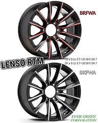 lenso rtm新発売 lensoホイールのトラック suv用road terrainシリーズに新作のrtmが追加されました サイズラインナップは18インチと20インチの2種類の設定 18インチ9 5j et 20mm pcd 6h139 7mm 20インチ9 5j ハイエース カスタム プラド ホイール