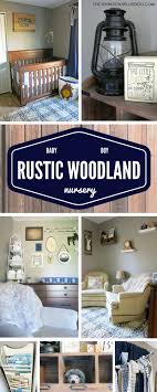 We're all for this round sign's creative shape and. Rustic Woodland Nursery For Baby Boy Love This Rustic Boy Nursery