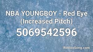 2021 list of working boombox codes on roblox. Nba Youngboy Red Eye Increased Pitch Roblox Id Roblox Music Codes
