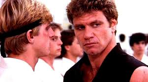 Johnny Lawrence Sensei Kreese Karate Kid But The Guy In The Background Though He Looks Scared Karate Kid Movie The Karate Kid 1984 Karate Kid Cobra Kai
