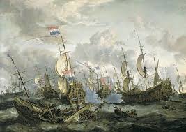 Painting Dutch Naval History Four Days Battle England Vs Republic Of The Netherlands Anglo Dutch Wars Dutch Ships Naval History