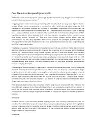 Create your own business proposal in minutes. Cara Membuat Proposal Sponsorship