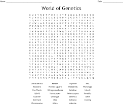Mendelian genetics crossword puzzle answer key. Genetics Crossword Puzzle Wordmint