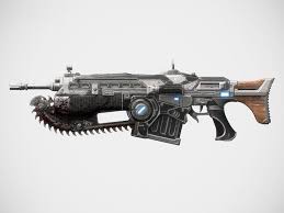 36 long, 10 tall, about 13 pounds, and constructed from weapons grade plastic. Gears Of War 4 Custom Lancer Full Scale Replica