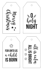 Maybe you would like to learn more about one of these? 9 Best Printable Christmas Tags Black And White Printablee Com