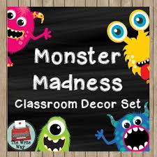 Browse the list of more than 60 classroom themes at the bottom of this post for inspiration! Monster Classroom Decor Worksheets Teaching Resources Tpt