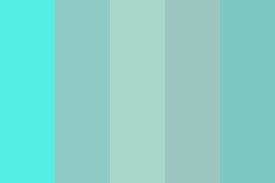 Blue and light green palettes with color ideas for decoration your house, wedding, hair or even nails. Very Light Blue 3 Color Palette