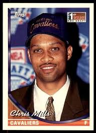 1993-94 Topps Chris Mills Rookie . Cleveland Cavaliers #148
