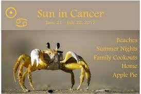 They're ruled by the moon and are similarly known to glow brightly one moment, and hide their faces the next. Sun In Cancer 2017 Auntie Moon