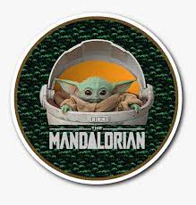 Baby Yoda Sticker Baby Yoda Shirt Hd Png Download Transparent Png Image Pngitem