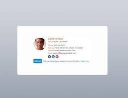 We use cookies to improve user experience, for web analytics and marketing purposes. Professional Email Signature Designer Arnaez Studios