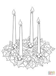 Xmast Site Advent Coloring Wreath Printable Advent Wreath