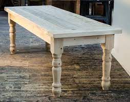 Solid 8ft Farmhouse Table With 5 Inch Chunky Legs And Frame Choose Your Colour Scheme 5ft 6f Farmhouse Table Farmhouse Decor Living Room Diy Farmhouse Table