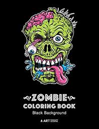 25 hand drawn cute christmas doodles to color! Zombie Coloring Book Black Background Zombie Coloring Pages For Everyone Adults Teenagers Tweens Older Kids Boys Girls Art Therapy Coloring