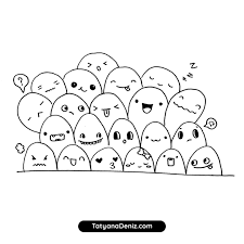 In this drawing tutorial i explain how to draw realistic lips and mouth. How To Draw Kawaii Faces And Expressions