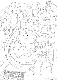 Finn the boy, and jake the dog, experience wild adventures in the magical world of the land of ooo. Kids Adventure Time Sdedb Coloring Pages Printable