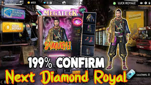 (indian server) 2.3 free fire redeem codes for today june 5 (indonesia server). Upcoming Diamond Royale In Free Fire Indian Server Next Diamond Royale Free Fire Youtube