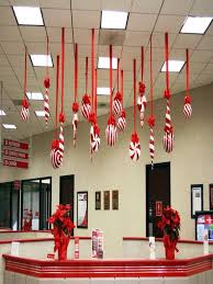 40 Impossibly Creative Hanging Decoration Ideas Bored Art Christmas Ceiling Decorations Office Christmas Decorations Office Christmas Party
