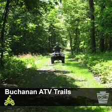 Pennsylvania Department Of Conservation And Natural Resources Thirty Three Miles Of Summer Trails Are Designated For Atv Riders In Buchanan State Forest Most Of Which Occupy Old Forest Roads Trails Logging Roads