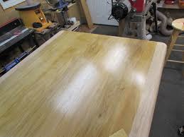 Water based polyurethane on walnut. Bleached Walnut Dining Table Days 4 5 Midnight Woodworking