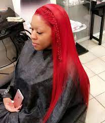 Red Frontal Hair Nails And Style Hair Nails And Style Book With Ken Red Hair Sew In Haute Hair Red Hair Color