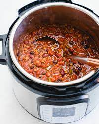 Best Ever Instant Pot Vegetarian Chili A Couple Cooks Recipe Vegan Instant Pot Recipes Vegetarian Chili Vegetarian Chili Easy