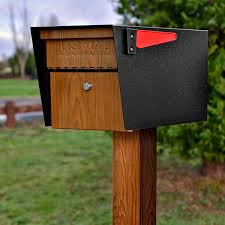 Check spelling or type a new query. Amazon Com Mail Boss Curbside Wood Grain 7510 Mail Manager Locking Security Mailbox Home Improvement