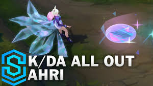 She revels in toying with her prey by manipulating their emotions before devouring their. K Da All Out Ahri Skin Spotlight Pre Release League Of Legends Youtube