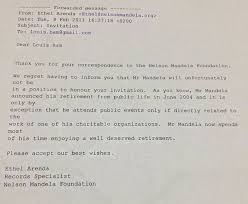 Guy Decided To Send Wedding Invitations To Celebrities Shares What They Responded In 2020 Learning Quotes Nelson Mandela Foundation Teacher Quotes