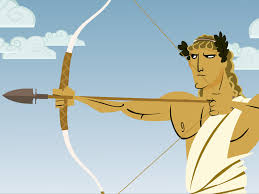 Apollo was often drawn with a lyre or musical instrument, a bow and arrow and a laurel branch. Apollo Greek God Drawing Free Image Download