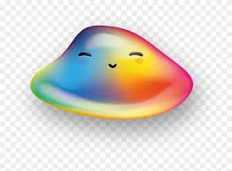 Winnebago and the god class. A Rainbow Colored Blob With A Cute Face Eyes Closed Clipart 2200145 Pinclipart
