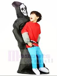 Check out our devil halloween costume selection for the very best in unique or custom, handmade pieces from our costumes shops. Skull Ghost Carry Me On Demon Inflatable Halloween Costumes For Kids