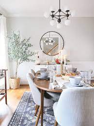 My Modern Organic Holiday Tablescape Sunny Circle Studio Modern Dining Room Minimalist Dining Room Christmas Dining Room