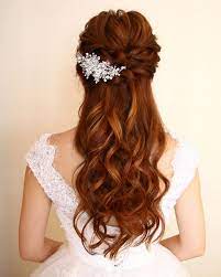 21 Pretty Half Up Half Down Hairstyles Great Options For The Modern Bride Hair Styles Wedding Hairstyles Half Up Hair