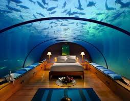 Billionaire bill gates on wednesday denied conspiracy theories that accuse the tech mogul and philanthropist of wanting to use coronavirus vaccines to implant tracking devices in people. Interior Da Casa De Bill Gates Underwater Bedroom Underwater Hotel Room Hotels Room