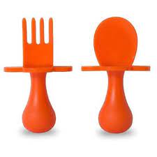 Buy Grabease First Spoon And Fork Set Orange From Canada At Well Ca Free Shipping
