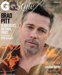 Brad Pitt does his first magazine shoot since split