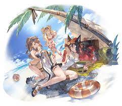 Summer Ilsa Artwork Granblue Fantasy Art Gallery Cool Anime Pictures Granblue Fantasy Characters Character Art